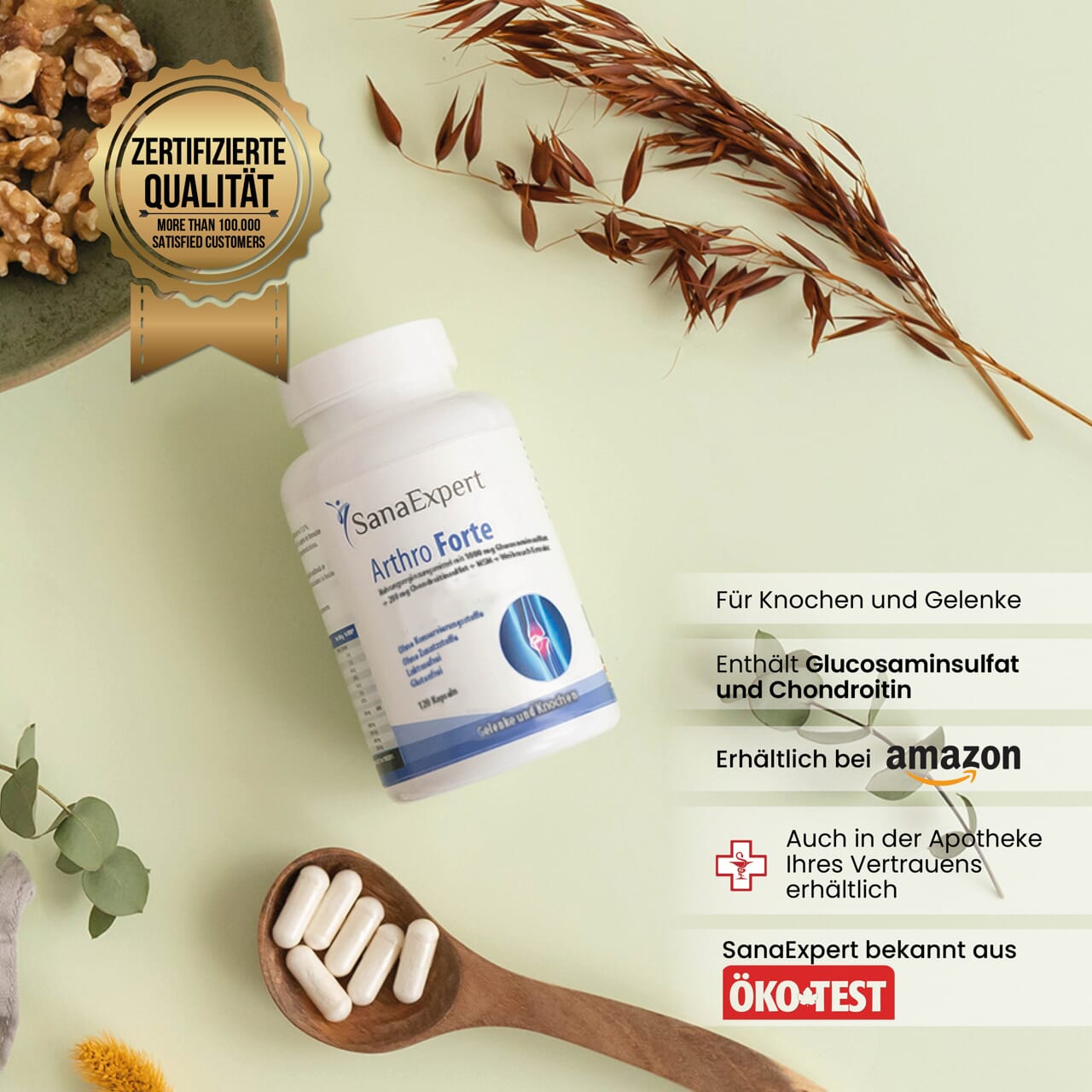 SanaExpert Arthro Forte, 120 Kapseln