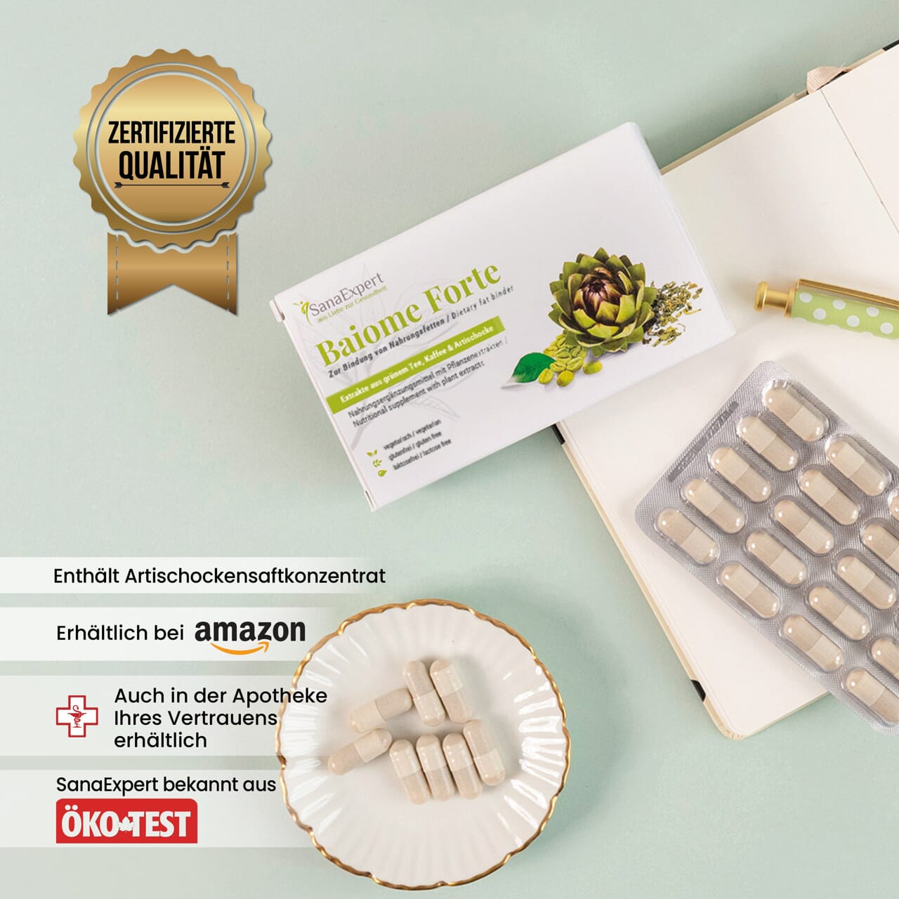 SanaExpert Baiome Forte, 60 Kapseln