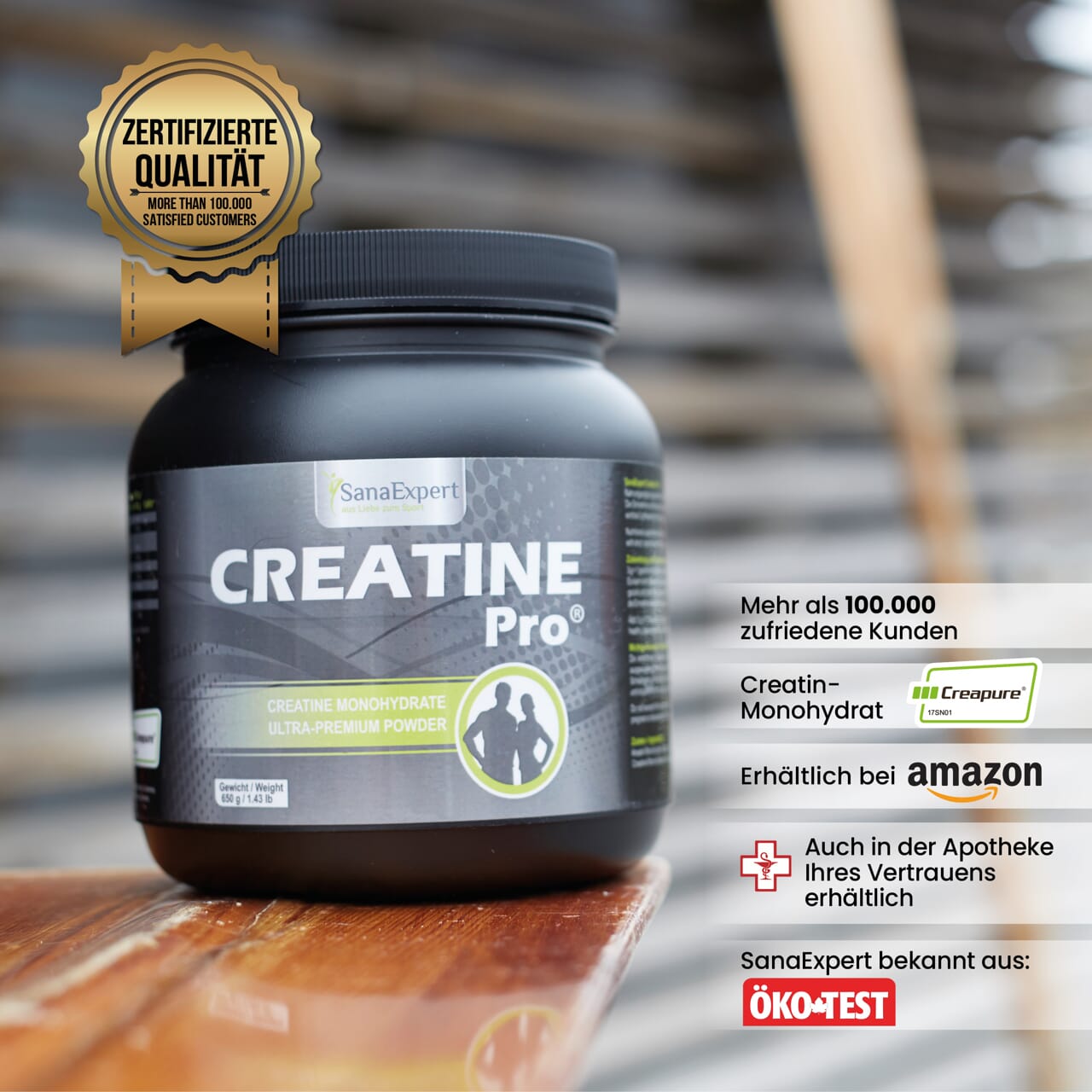 SanaExpert Creatine Pro Pulver, 650g