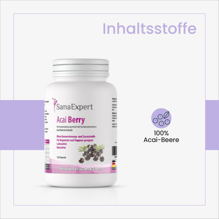 SanaExpert Acai Berry, 120 Kapseln
