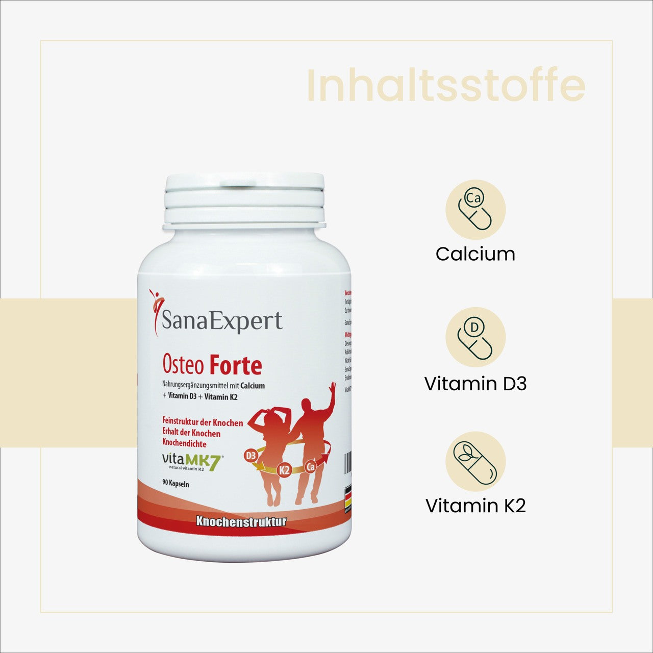 SanaExpert Osteo Forte, 90 Kapseln