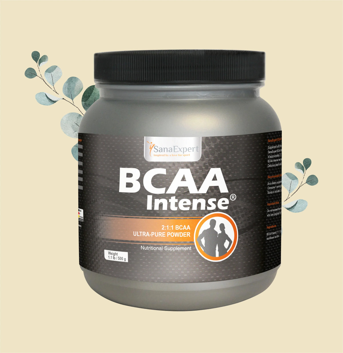 SanaExpert BCAA Intense Pulver, 500g