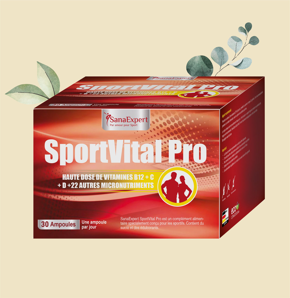 SanaExpert SportVital Pro Trinkampullen, 700ml