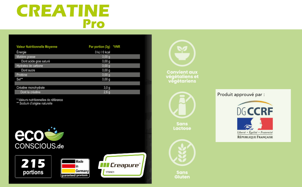SanaExpert Creatine Pro Pulver, 650g