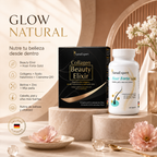 Glow Natural Set: Haar-Elixier & Kollagen