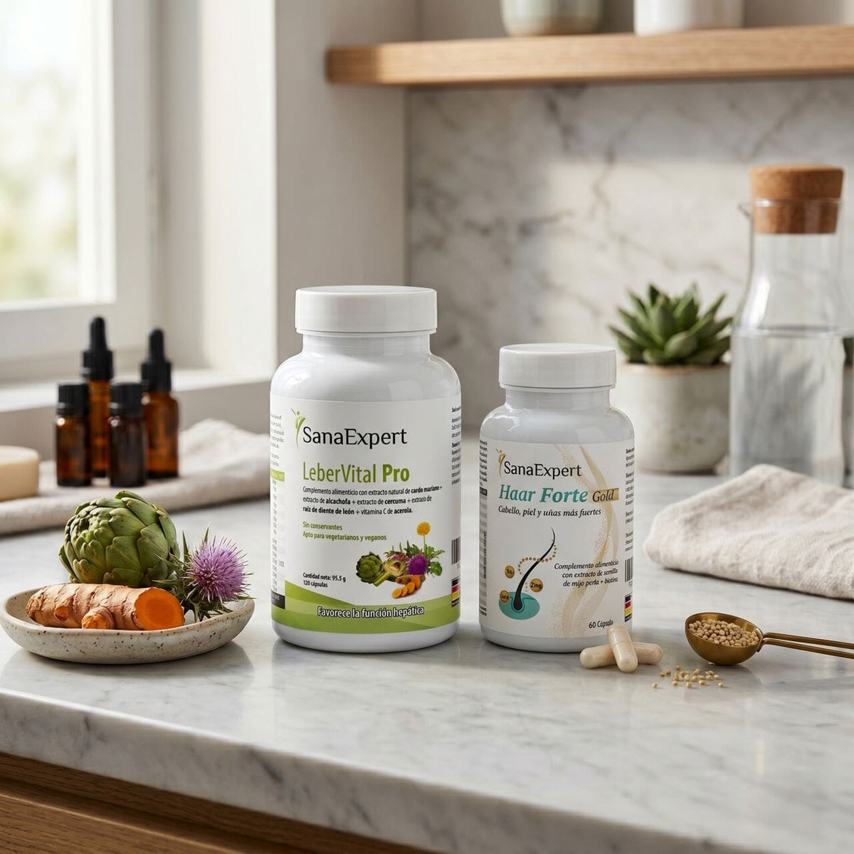Haarstärkungs- und Detox-Paket