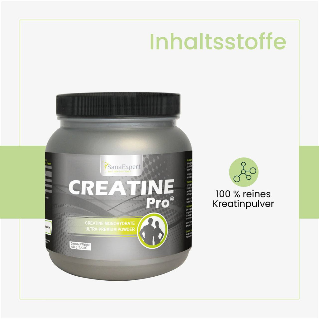 SanaExpert Creatine Pro Pulver, 650g