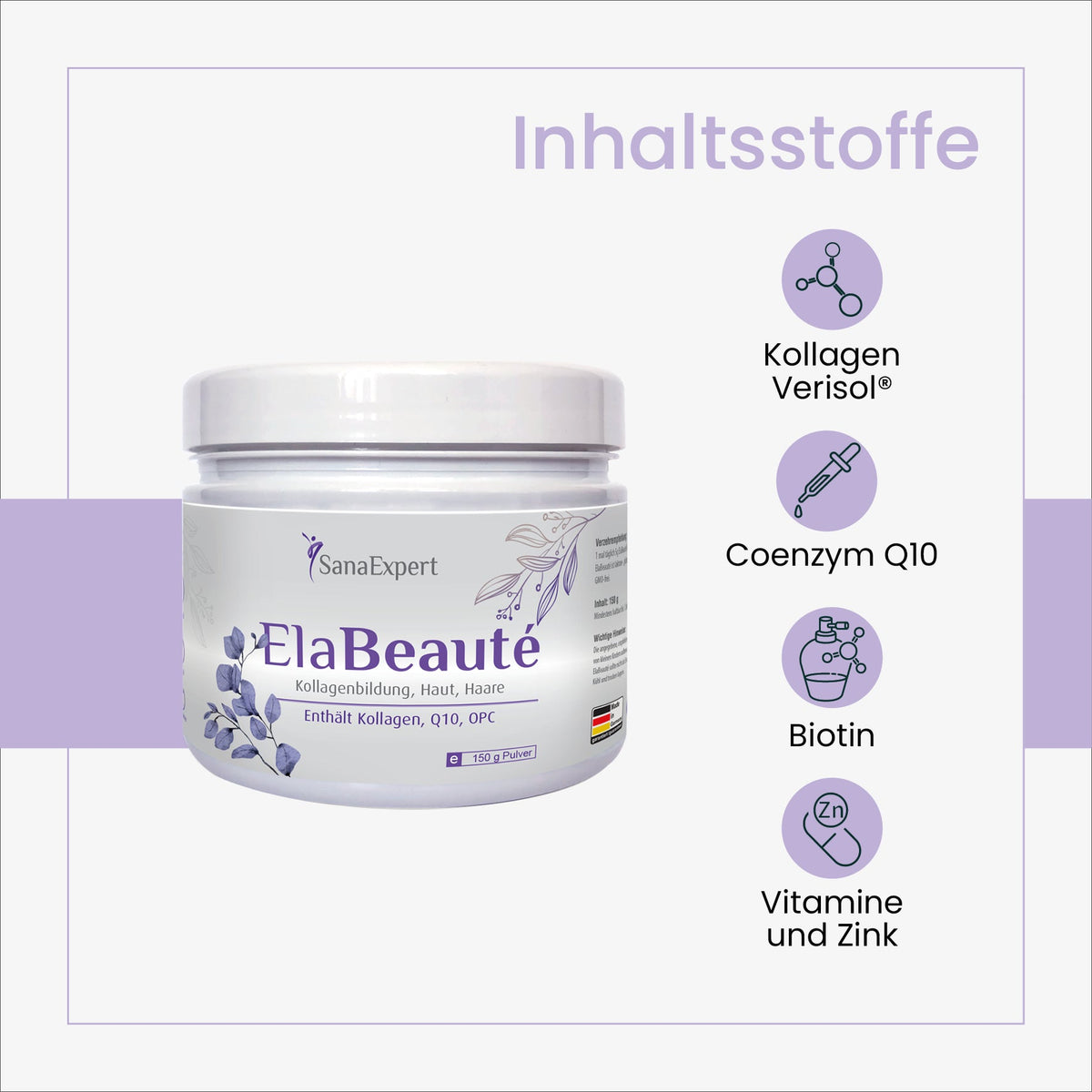 SanaExpert ElaBeauté Kollagen, 150g