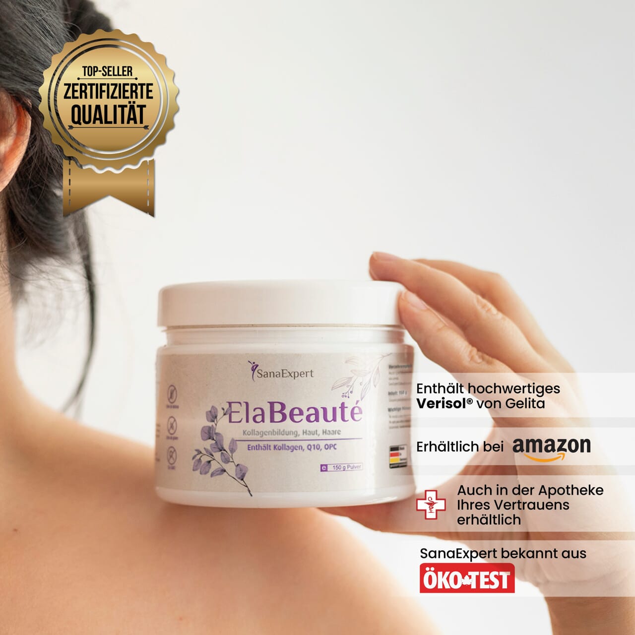 SanaExpert ElaBeauté, collagen, 150 grams