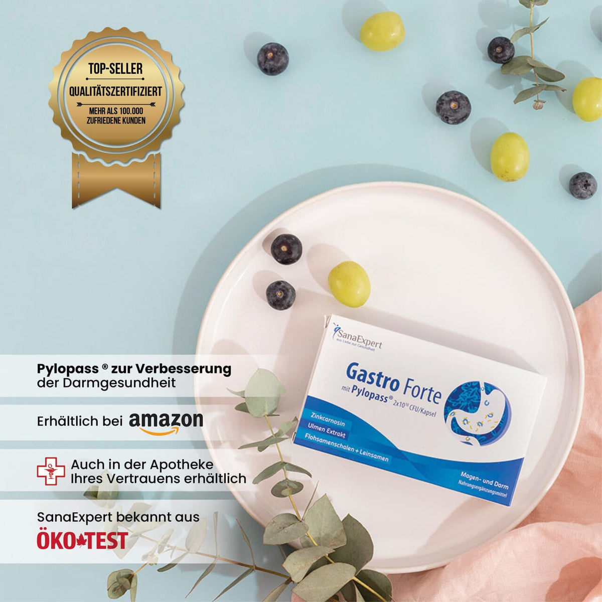 SanaExpert Gastro Forte, 30 Kapseln