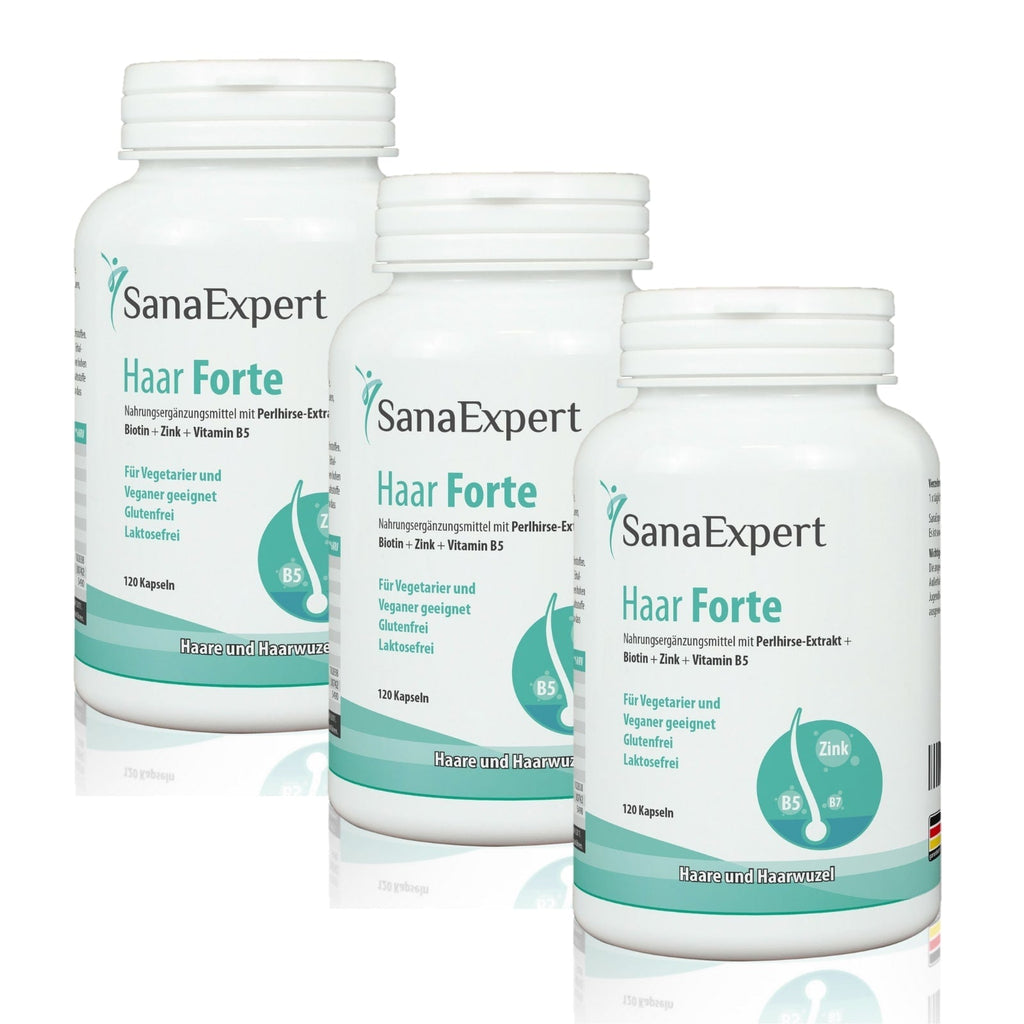 SanaExpert Haar Forte Gold, 60 Kapseln
