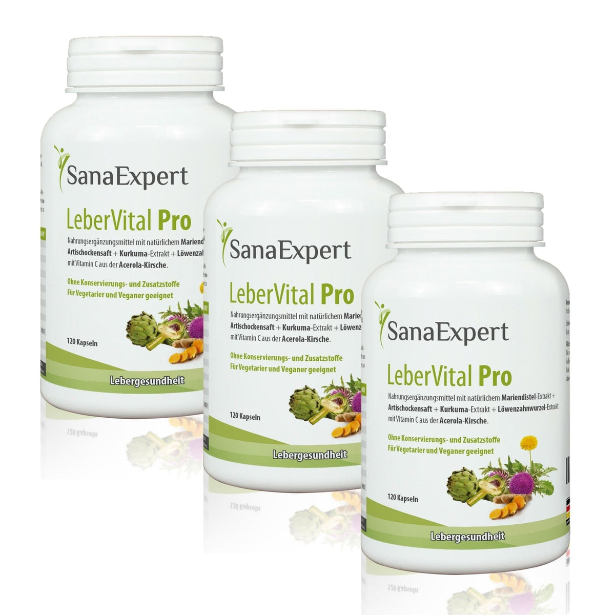 SanaExpert LeberVital Pro 3er Paket