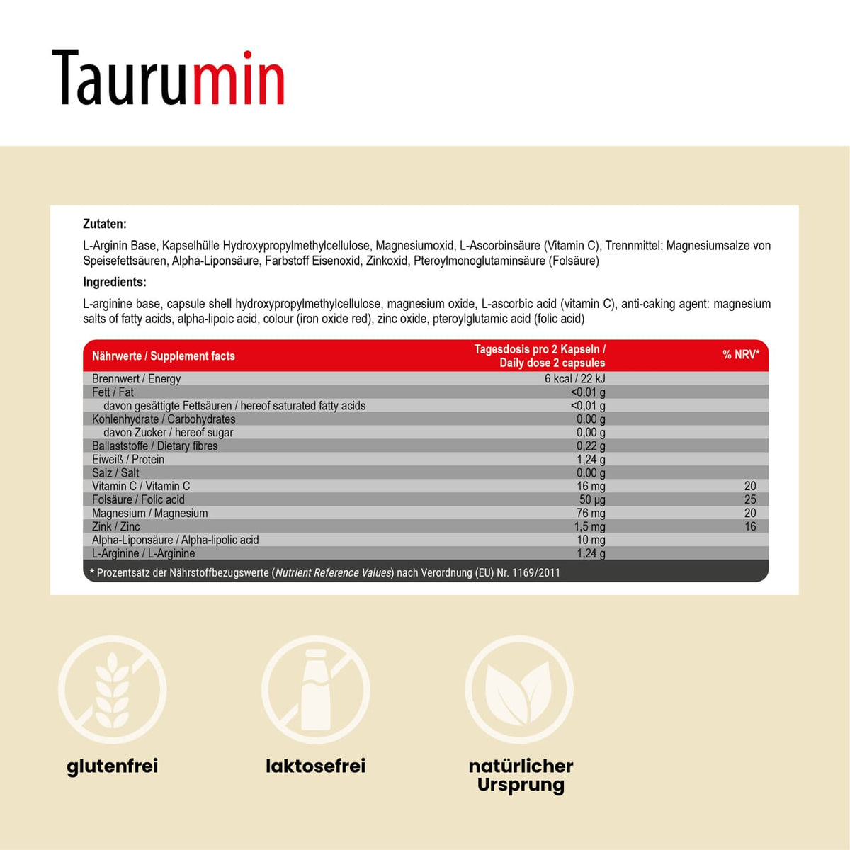 SanaExpert Taurumin, 60 Kapseln